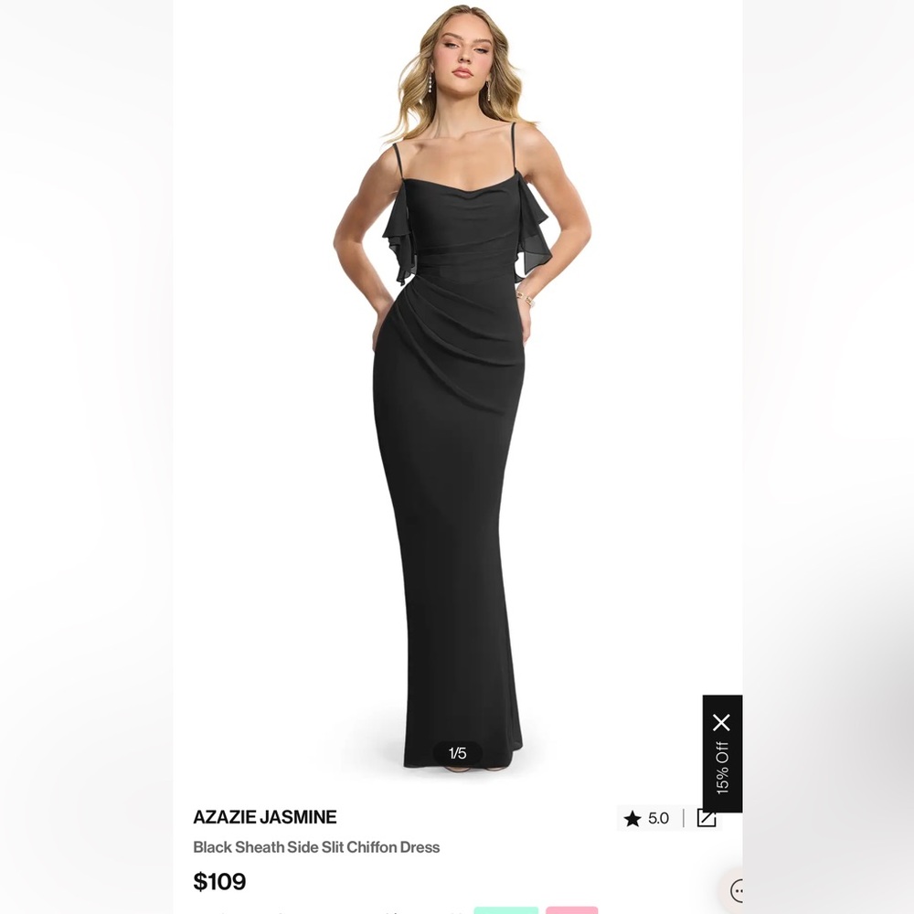 Azazie Chiffon Dress